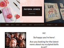 Tablet Screenshot of faydrajones.com